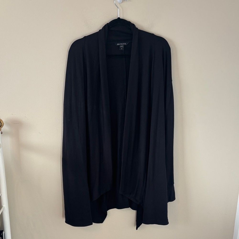 Athleta Pranayama Restore Plus Size Wrap Sweater